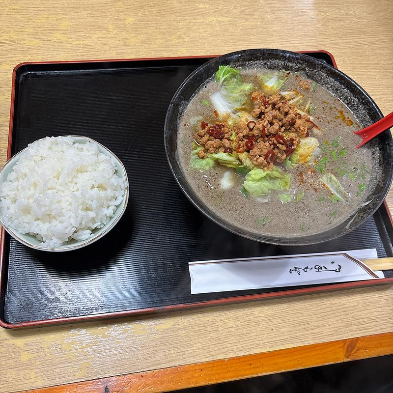 黒胡麻担々麺セット(百福宴 )