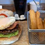 ベーコンエッグバーガー　セット(ジューザバーガー)