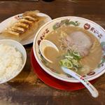 羽根つき餃子定食（こってり）