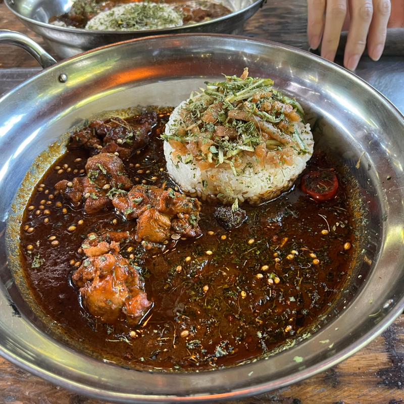 チキンカシミールカレー(chop camp)