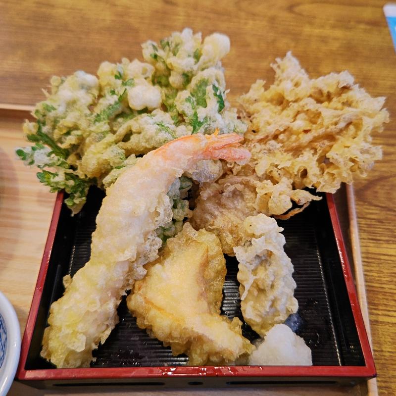 季節の天ぷら(夢庵 上永谷店)