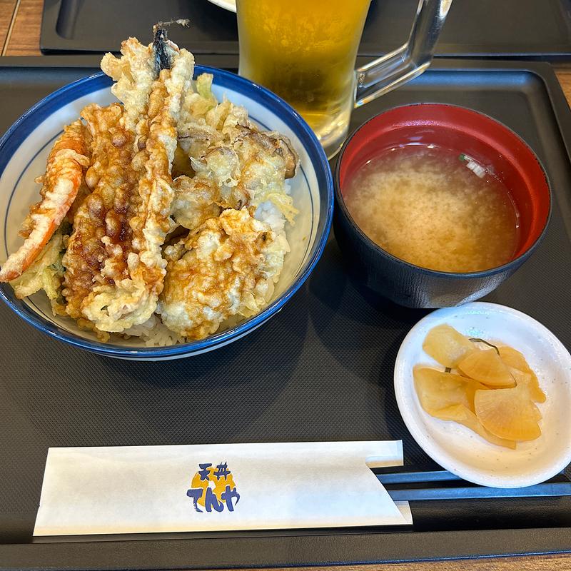 国産秋天丼(天丼てんや 川口店)