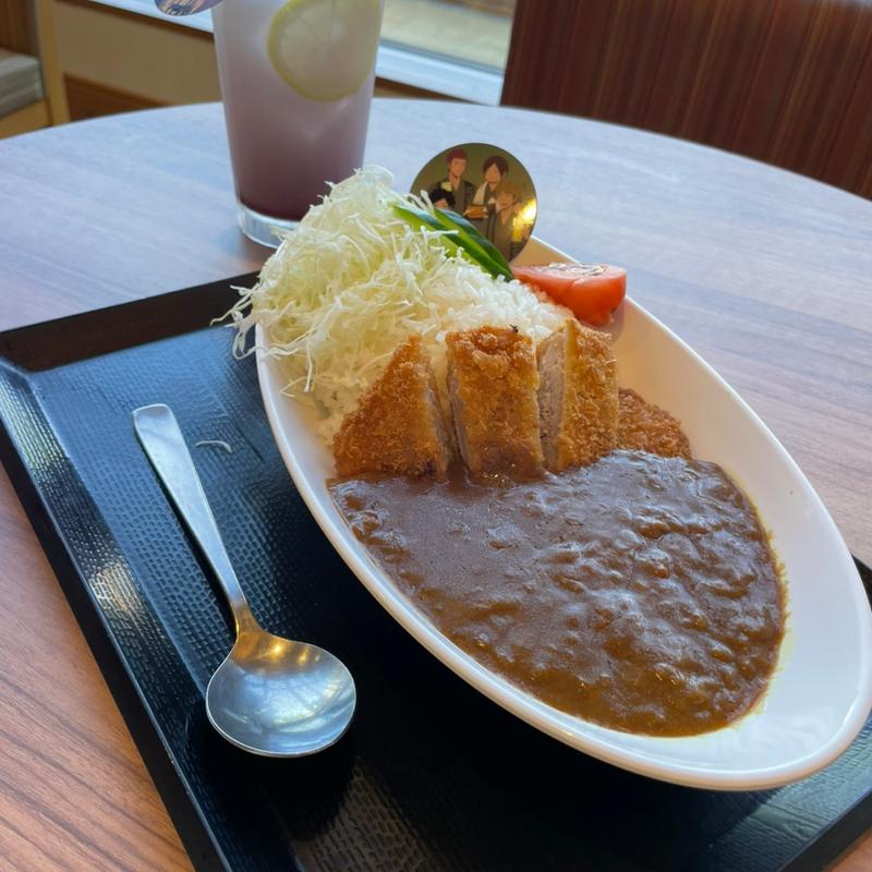サウナ後のヒレカツカレー(RAKU SPA GARDEN 名古屋)