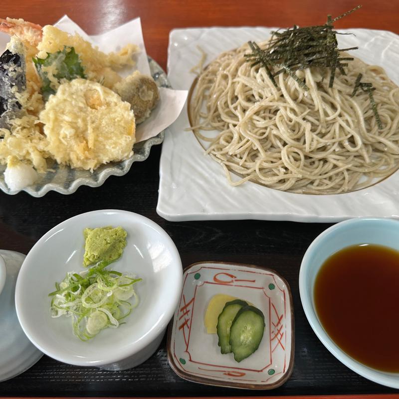 十割月輪蕎麦 天ざる(大)(甜蕎屋 源平 （てんきょうや げんぺい）)