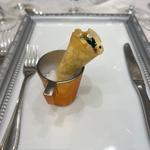 ソーモンフュメのクレープ仕立て