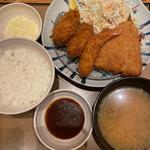 かきフライミックス定食