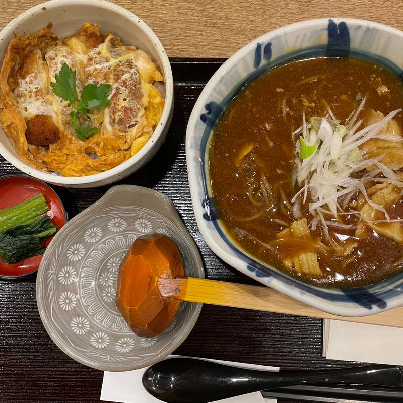 かつ丼と選べるそばの定食(そじ坊 広島ゆめタウン店 )