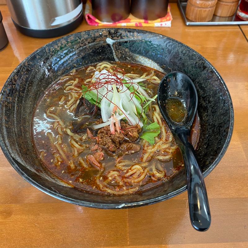 黒胡麻担々麺(蜀香)