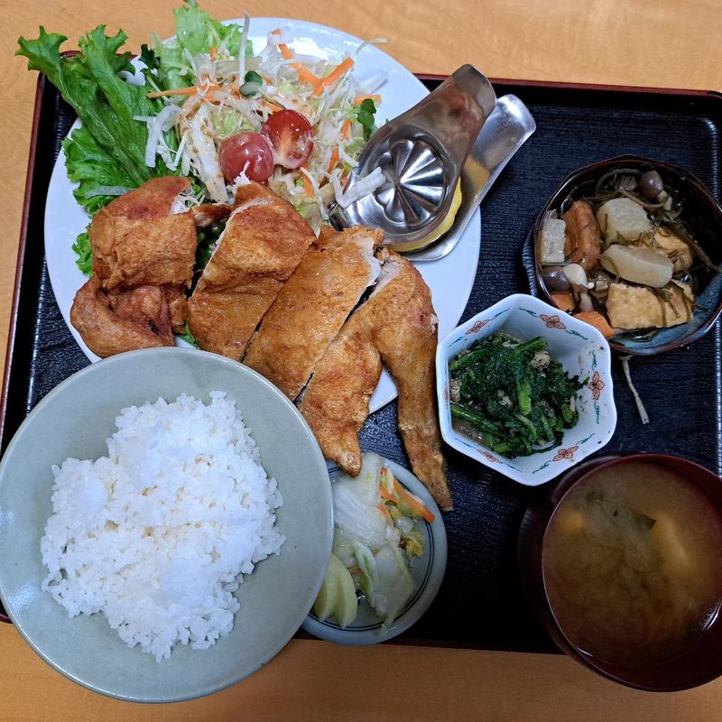 唐揚げ定食(山里)