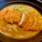 かつカレーのおうどん