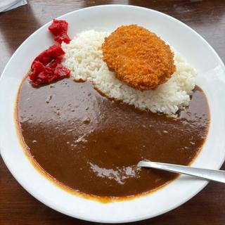 お肉屋さんのコロッケカレー(ビアパブ ブルドック 銀座)