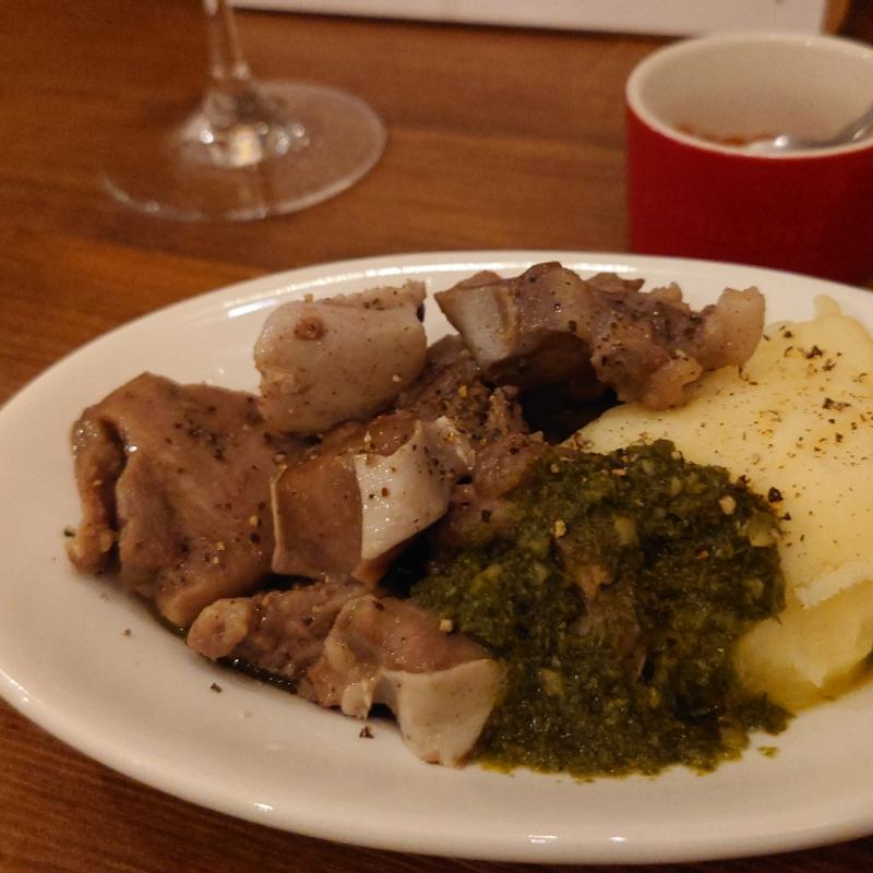 羊タンのコンフィ(Piccolo Bar Tigre （ティグレ）)