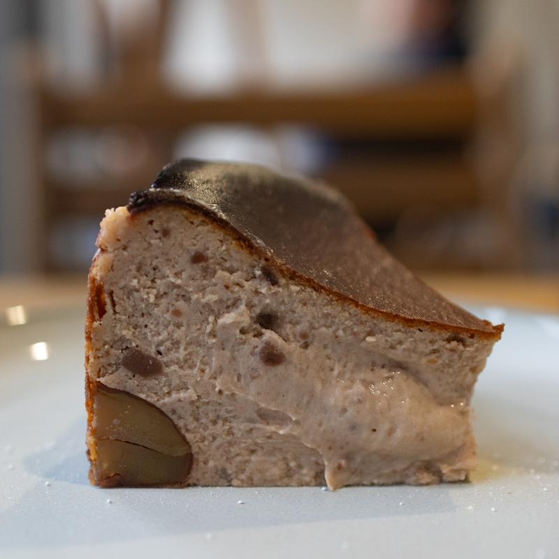 栗のバスクチーズケーキ(Piece by Piece coffee)
