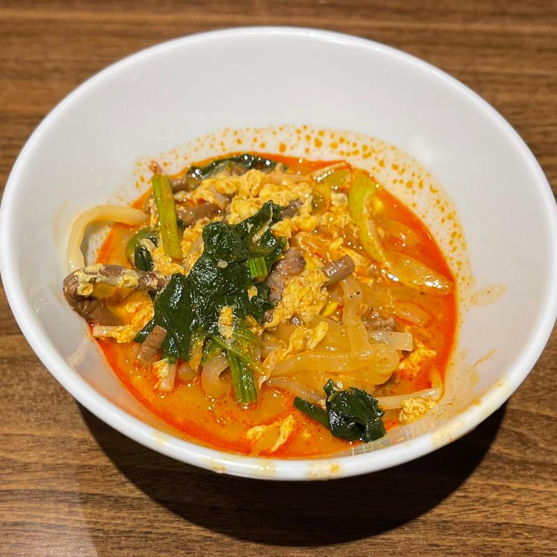 ユッケジャン麺(トラジ 晴海トリトン店)