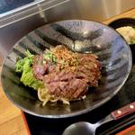 特選ハラミステーキ丼(アタマ、肉1.5倍)