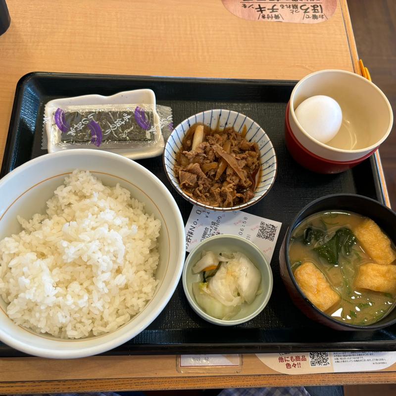 こだわり卵の牛小鉢朝食(なか卯 岡崎大西店 )