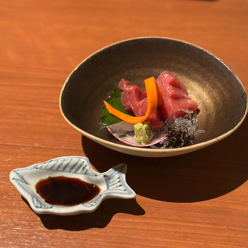 天然本鮪造り(坐松本)