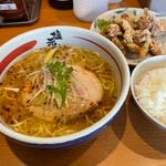 天然塩ラーメン(唐揚げセット)(塩元帥 京田辺店 )