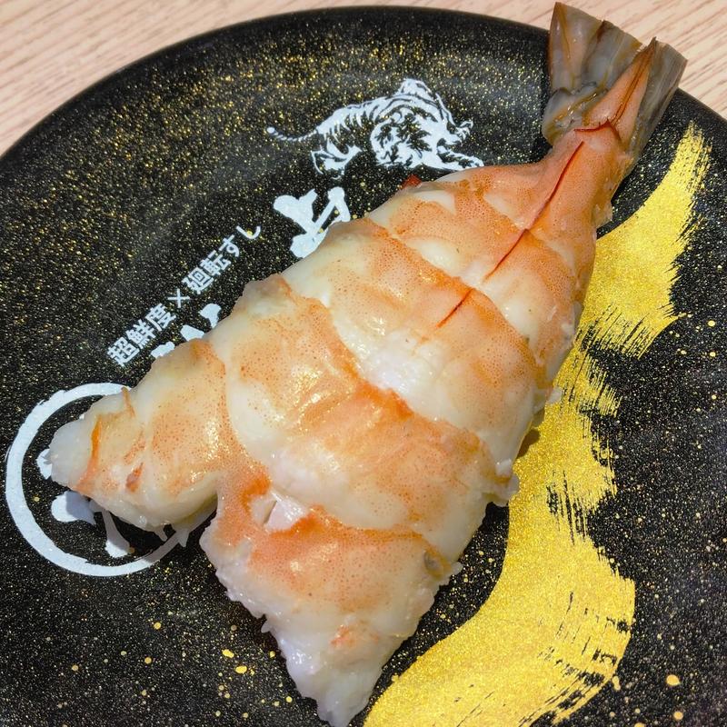 肉厚ジャンボえび(活鮨の虎)