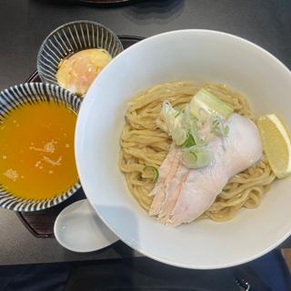 鶏塩つけそば(eggg Cafe 小平本店)