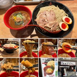 特濃つけ麺に玉子チャーシュー(つけ麺専門店 三田製麺所 中野店)