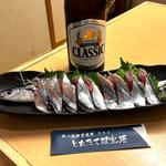秋刀魚の刺身