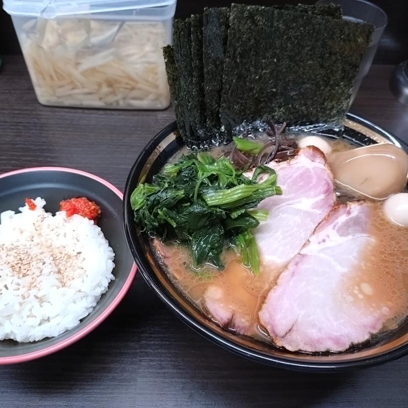 勝鬨ラーメン　キクラゲ(横濱家系ラーメン 勝鬨家)