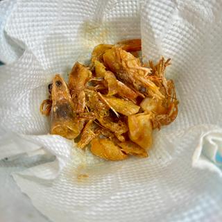エビの殻唐揚げ(ベルクス 東墨田店)