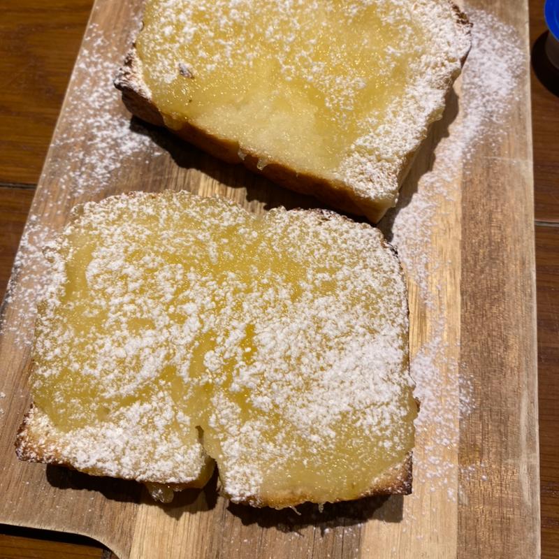 りんごトースト(上高地あずさ珈琲 八尾店)