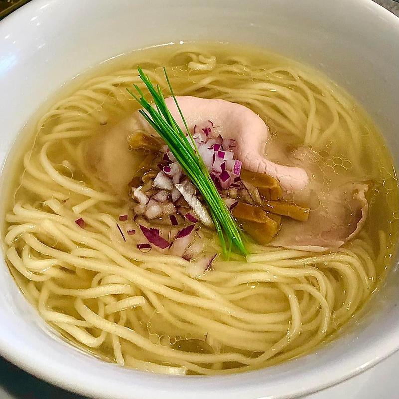 中華そば(塩)並(宍道湖しじみ中華そば琥珀 池袋店)