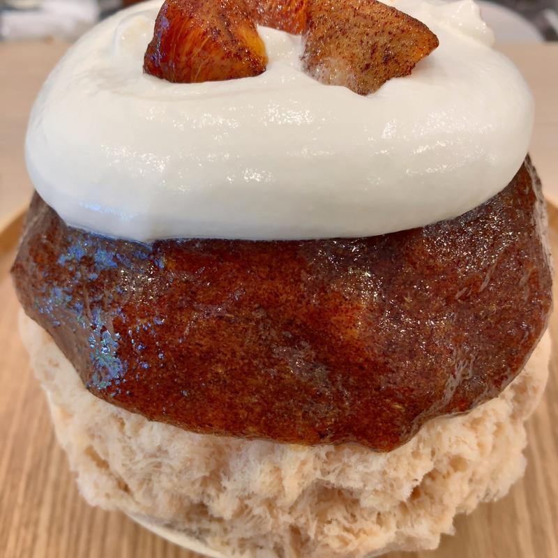 私の柿ジンジャー。(私のかき氷。)