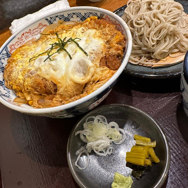 カツ丼セット(信州安曇野手打ち蕎麦 たか瀬)