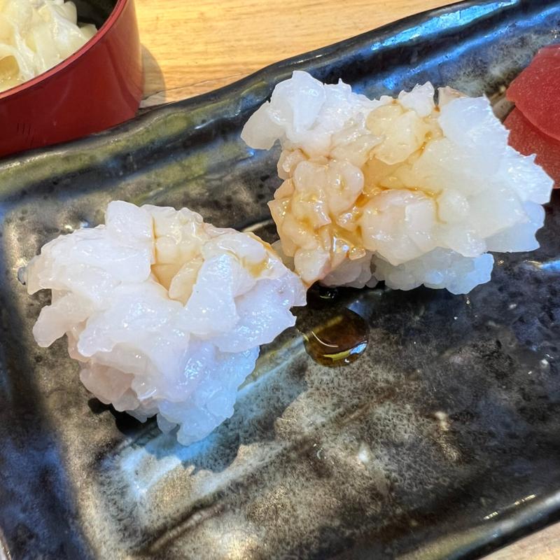 いかたたいたん肝醤油(ニューすしセンター春木屋 裏なんば店)