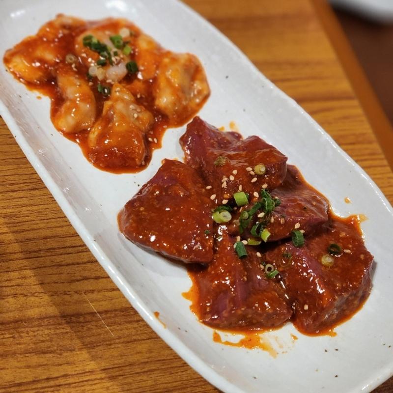 石垣牛アカセン ハツ 味噌(たけさん亭 （タケサンテイ）)