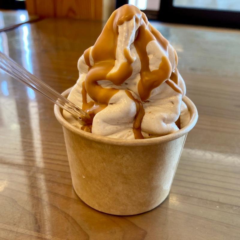 キャラメルミックス ソフトクリーム(おもてなし処　仲まち屋 )