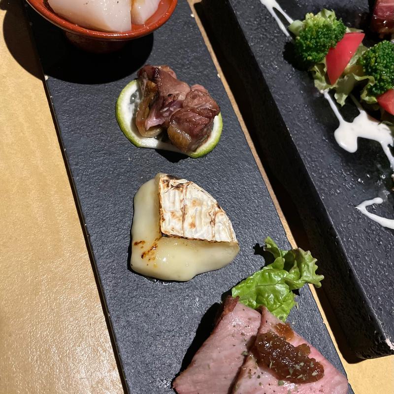 豊後牛ローストビーフ前菜(luxuryVillazakuro)