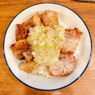 炭火焼きねぎ塩豚丼