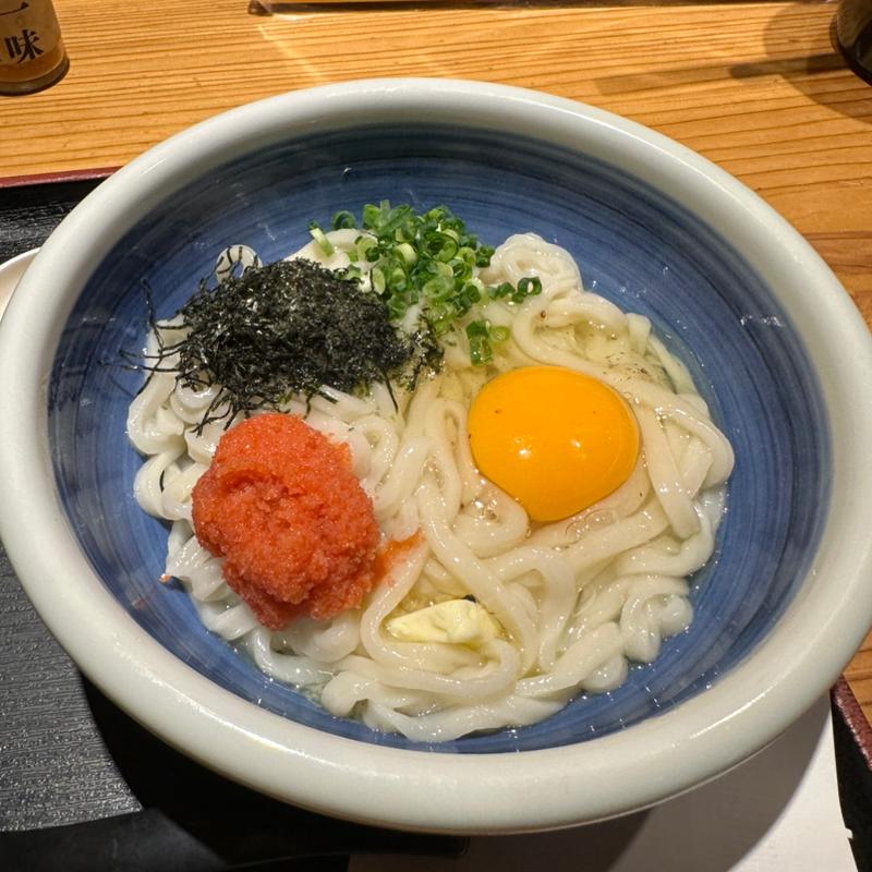 明太釜玉うどん(釜喜利うどん)