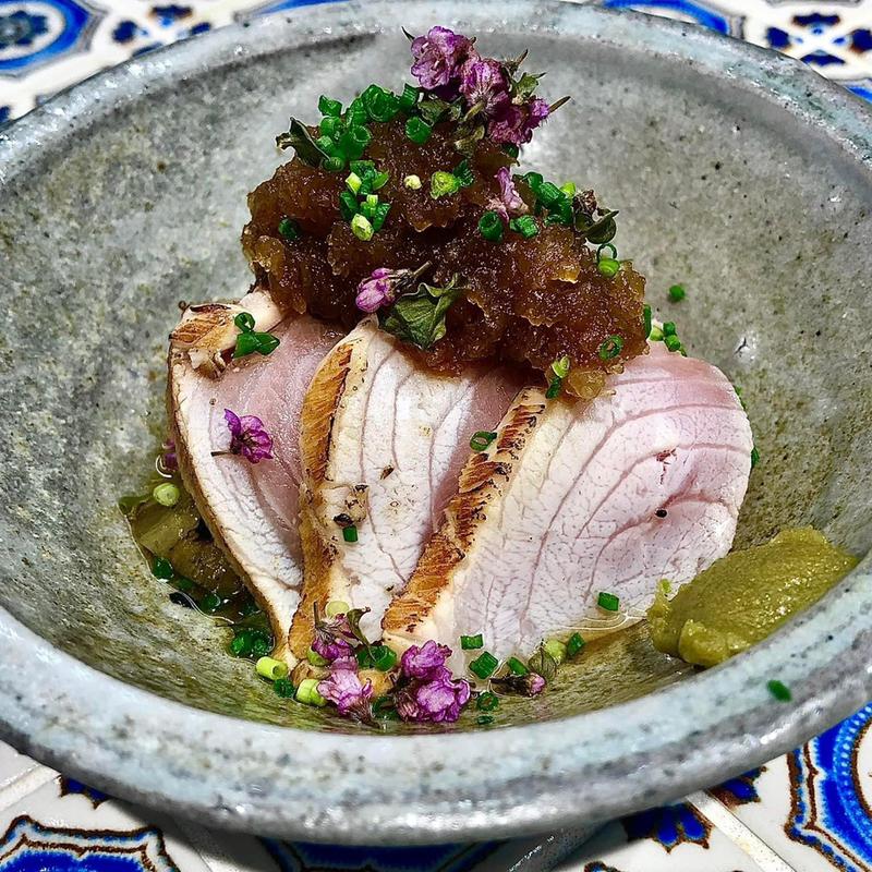 カツオのタタキ(ここにもとだか)