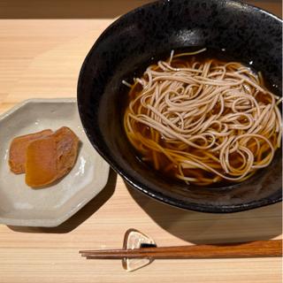 カラスミ蕎麦(重津商店)