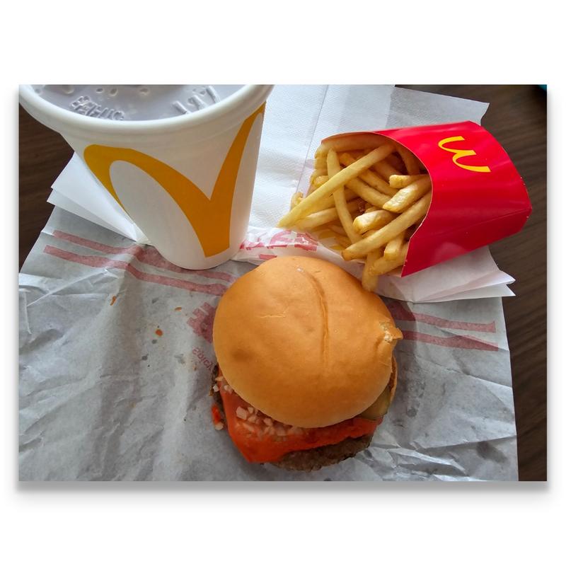 辛ダブチ セット(マクドナルド 市川ショップス店)