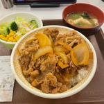 牛丼+サラダセット(すき家 城陽久世店 )