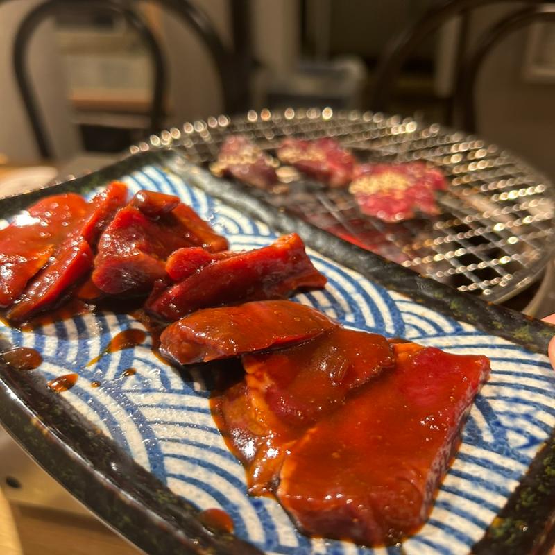 達人豚ハツ(YAKINIKUマルカワ 津駅前店)