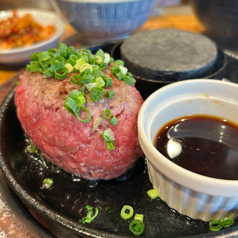 ハンバーグMサイズ(焼肉 極味や 西新駅前店✳ランチ営業中)