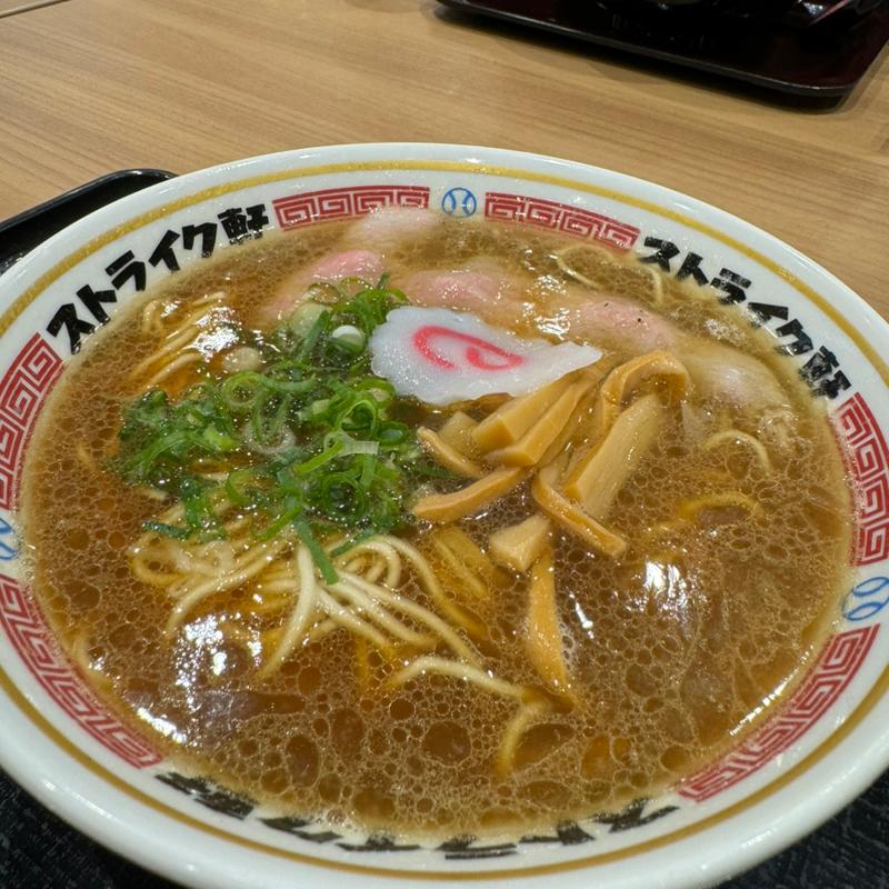 中華そば(ストライク軒 岸和田さーびすえりあくだり店)