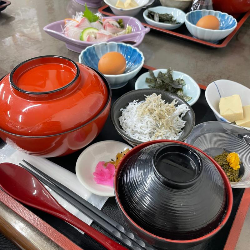 しらすランチ刺身つき(平佐館 )