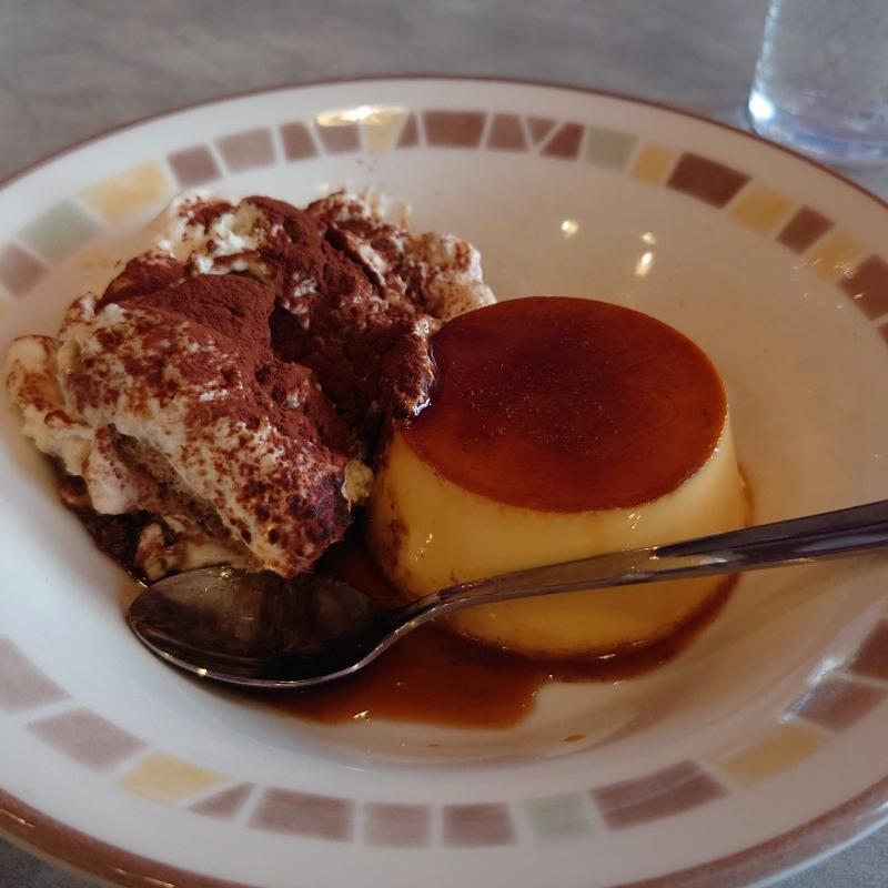 プリン&ティラミスクラシコ(サイゼリヤ 須賀川店 )