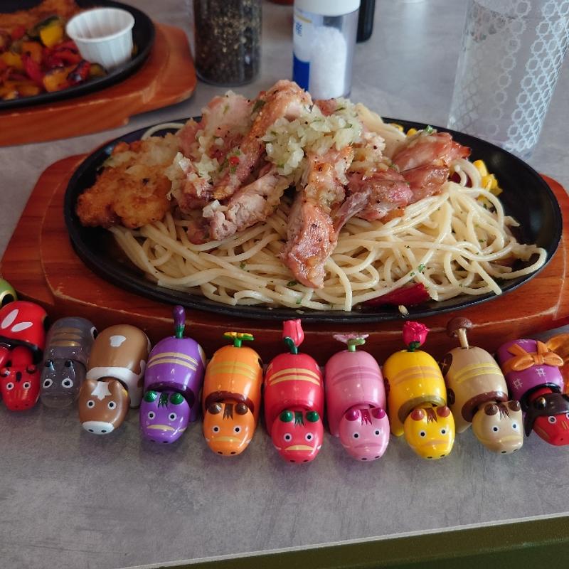 若鶏のディアボラ風＋ペペロンチーノ(サイゼリヤ 須賀川店 )