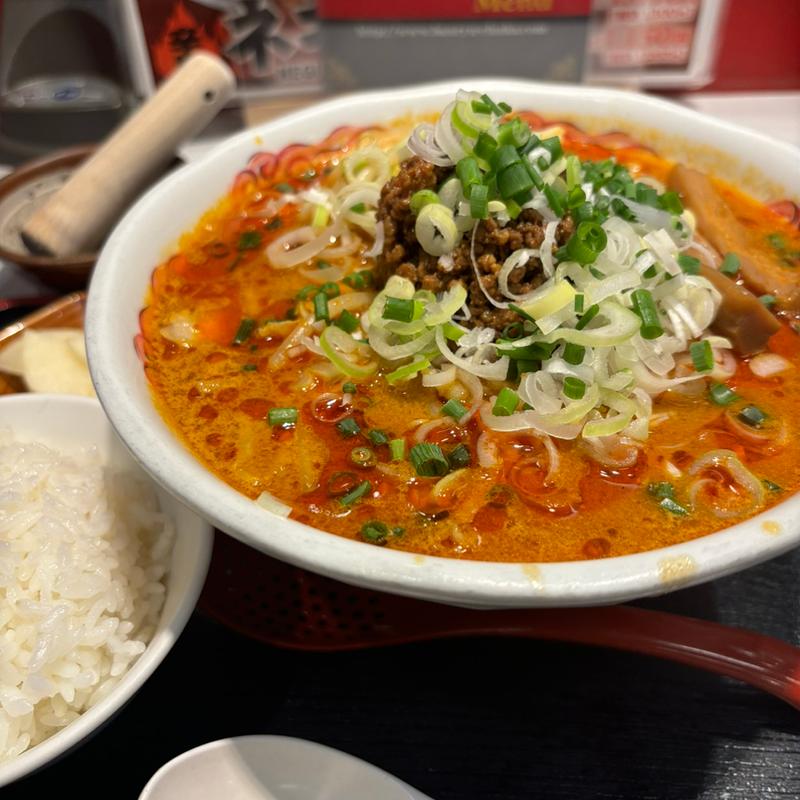 赤辛担々麺(中華飯店　幡龍 イオンモールつがる柏店 （バンリュウ）)