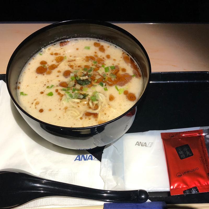 ANA機内食・プラントベース白(博多 一風堂 駒沢公園店 （いっぷうどう）)